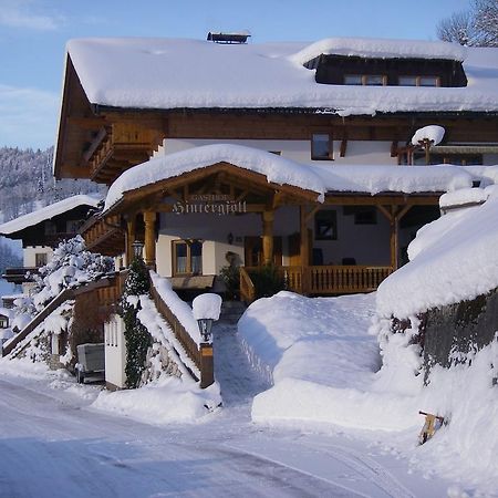 Berggasthof Hintergfoell Unken Eksteriør bilde